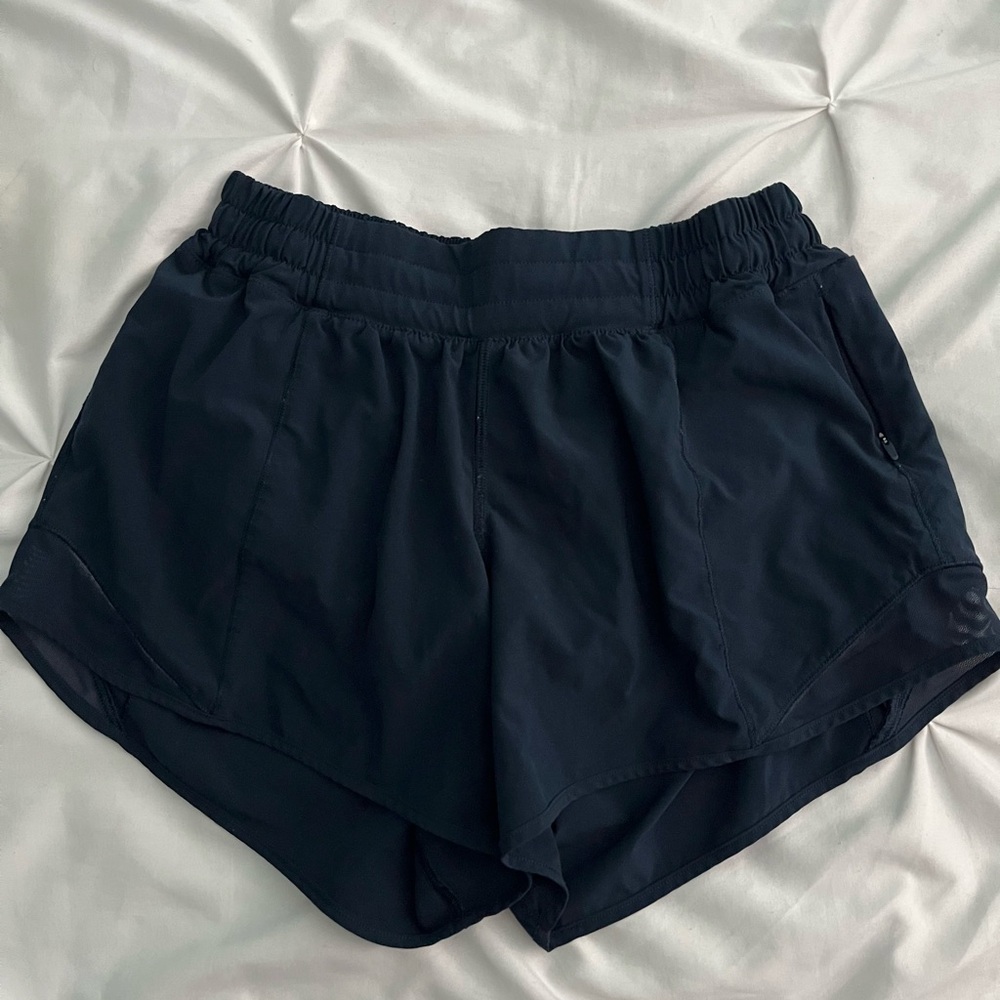 lululemon athletica navy blue shorts
